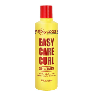 AllDay Locks front bottle showing label and 7.7 oz size benefit of clarity
