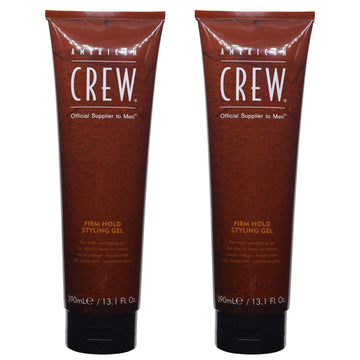 American Crew firm hold front packaging showing two 13.1 fl oz bottles and clear label, value pack benefit