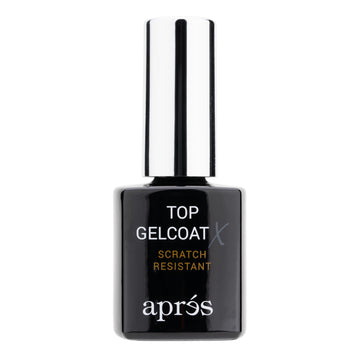 APRÉS front packaging of Top Gelcoat X showing product and glossy benefit