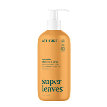 ATTITUDE front bottle view showing clean label and size, conveys trustworthy hydration