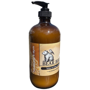 Bear Bird front packaging tin showing product label and natural appeal