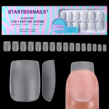 BTArtboxnails front packaging showing 160 tips and brand benefit