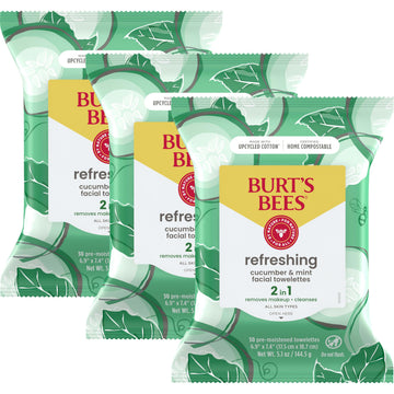 Burt's Bees front packaging showing refreshing cucumber and mint benefit