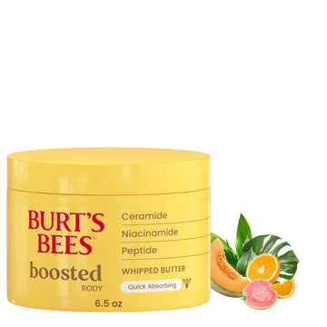 Burt's Bees jar front view showing moisturizer and brand benefit