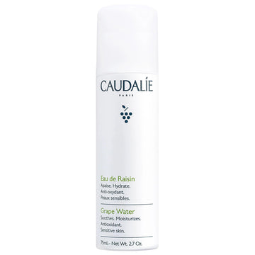 Caudalie bottle front view showing label and 75 mL size for quick identification and use