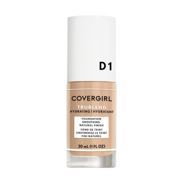 COVERGIRL truBlend front bottle showing label and shade for easy selection