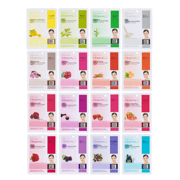 DERMAL front view of 16-pack box showing variety and gift-ready design