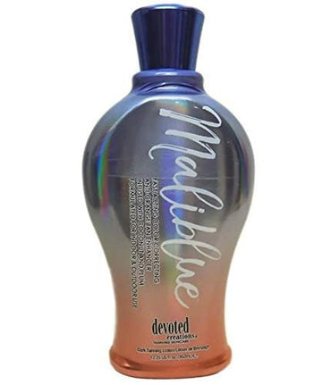 Devoted Creations Maliblue front packaging showing 12.25 oz bottle and benefits