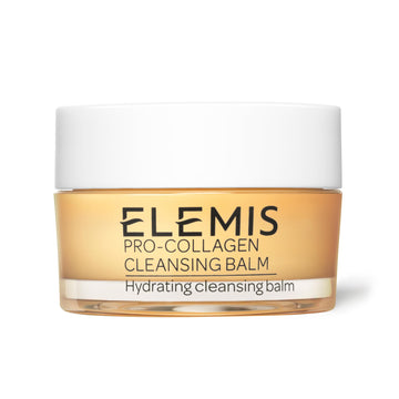 ELEMIS front packaging of cleansing balm showing jar and label, convenient travel benefit