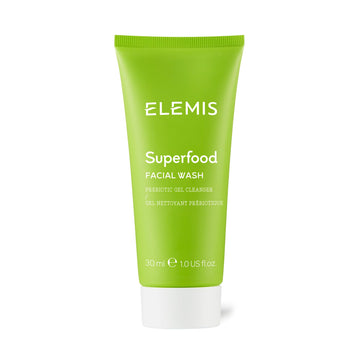 ELEMIS front tube view showing clean branding and travel-friendly size benefit