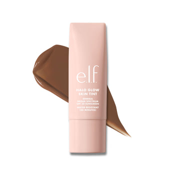 e.l.f. Halo Glow front packaging showing shade and SPF benefit
