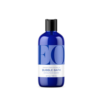EO front label showing French Lavender bottle and calming branding