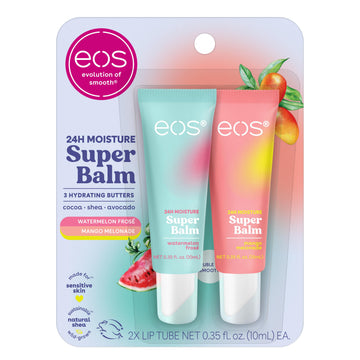 eos front packaging showing both Watermelon Frosé and Mango Melonade, highlighting dual-flavor value