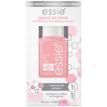 essie bottle front view showing product label and compact size benefit