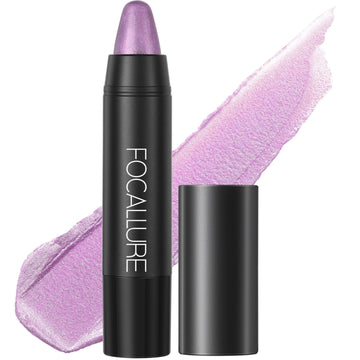 FOCALLURE front packaging showing slim lavender lip crayon and branding benefits