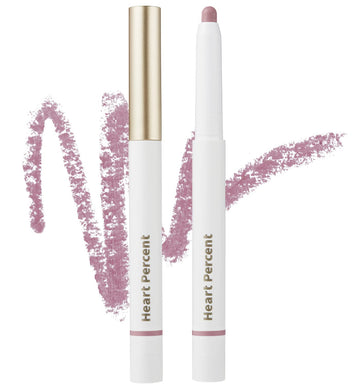 Heart Percent front packaging showing Cloudy Mauve shade and retractable pencil benefit