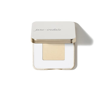 jane iredale compact front view showing neutral matte and shimmer duo benefits long-wear