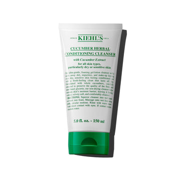 Kiehl's front packaging showing cleanser and gentle, hydrating benefits