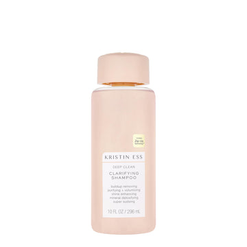 Kristin Ess front bottle view showing branding and clarifying benefit