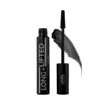 LAURA GELLER NEW YORK front tube packaging showing sleek black design and benefits