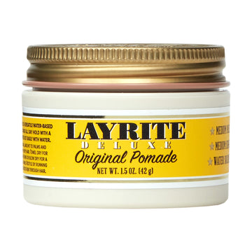 layrite original pomade front jar showing label and size for quick identification