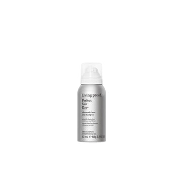 Living Proof front bottle showing clean branding and compact size for travel