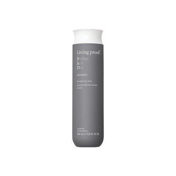 Living Proof front packaging showing bottle and brand for confident shine