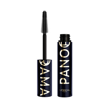 L'Oreal Paris Panorama front packaging showing blue suede tube and branding benefit bold color