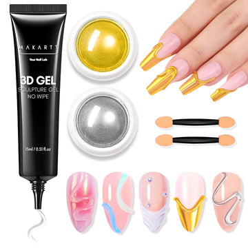 Makartt front packaging showing full nail art kit and contents benefits