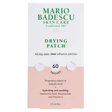 Mario Badescu front packaging showing clear patch benefits