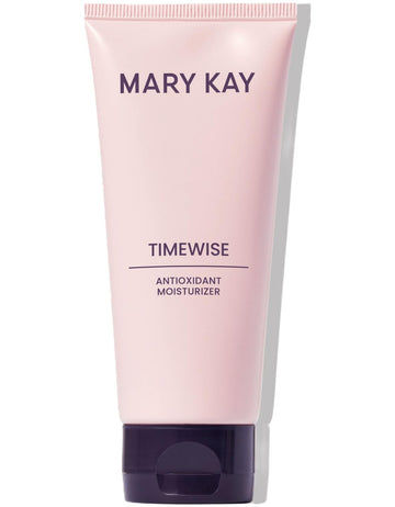 Mary Kay TimeWise front packaging showing label and elegant jar benefit: clear product ID