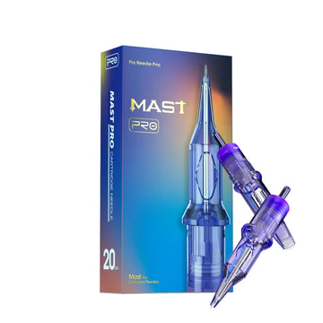 MAST TATTOO front pack showing 20 cartridges and product ID for quick identification