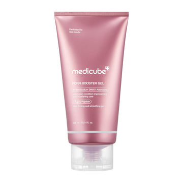medicube PDRN Booster Gel front bottle showing 300ml size and label for device use