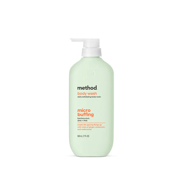 Method front packaging showing 17 fl oz bottle and product benefit
