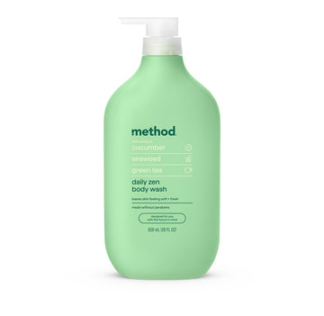 Method front bottle showing label and 28oz size benefit