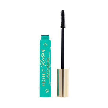 Milani tubing mascara front packaging showing sleek tube and black shade benefit