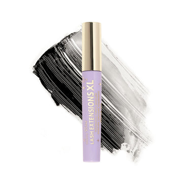 Milani mascara front packaging showing bold black tube and product name benefit: striking shelf appeal