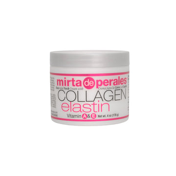 Mirta De Perales jar front view showing product label and firming benefits