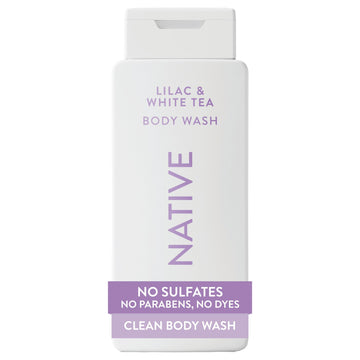 Native front packaging showing lilac and white tea scent and clear benefits