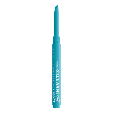 NYX PROFESSIONAL MAKEUP front packaging of Epic Inky Stix in Cyber Cyan showing shade