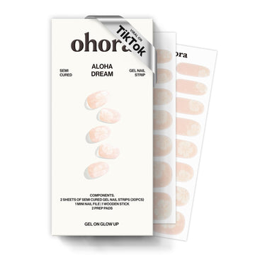 ohora front packaging showing N Aloha Dream beige design and included tools for convenience