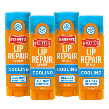 O'Keeffe's cooling relief front packaging showing product benefits and peppermint scent