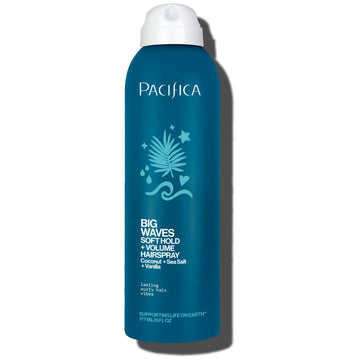 Pacifica Big Waves front packaging shows product and benefit of soft hold