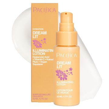 Pacifica Dreamlit front packaging showing moisturizer and benefits