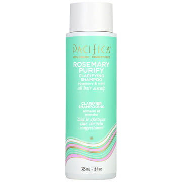Pacifica front bottle view showing rosemary purify label and clean design benefit