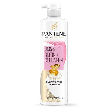 Pantene bottle front view showing product and benefit of strengthening