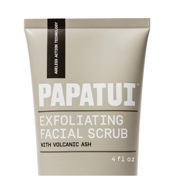 PAPATUI front packaging showing 4 oz scrub and clean design benefit clarity