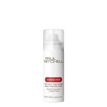 Paul Mitchell front spray bottle showing compact 2 oz size and branding for travel convenience