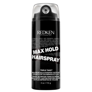 Redken Max Hold Hairspray 32 front packaging showing brand and product benefits