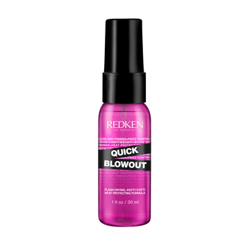 Redken Quick Blowout front packaging showing bottle and branding for easy identification